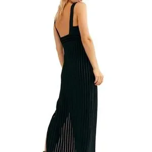halter strap maxi dress Backless U-Neck Halter Strap Long Dress – AnotherChill
